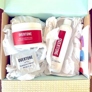 Overtone Red for Brown Hair Coloring Conditioner